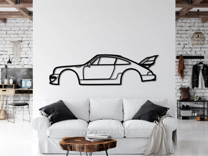 1990 911 RWB Metal Car Wall Art