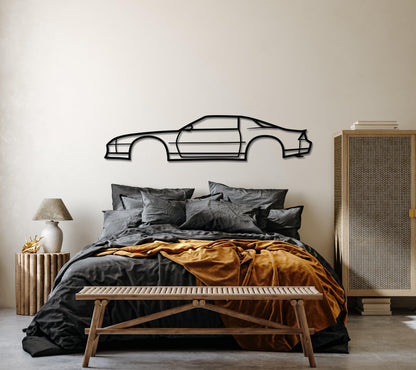 1985 Camaro İroc Z Metal Car Silhouette - Artifay Decor