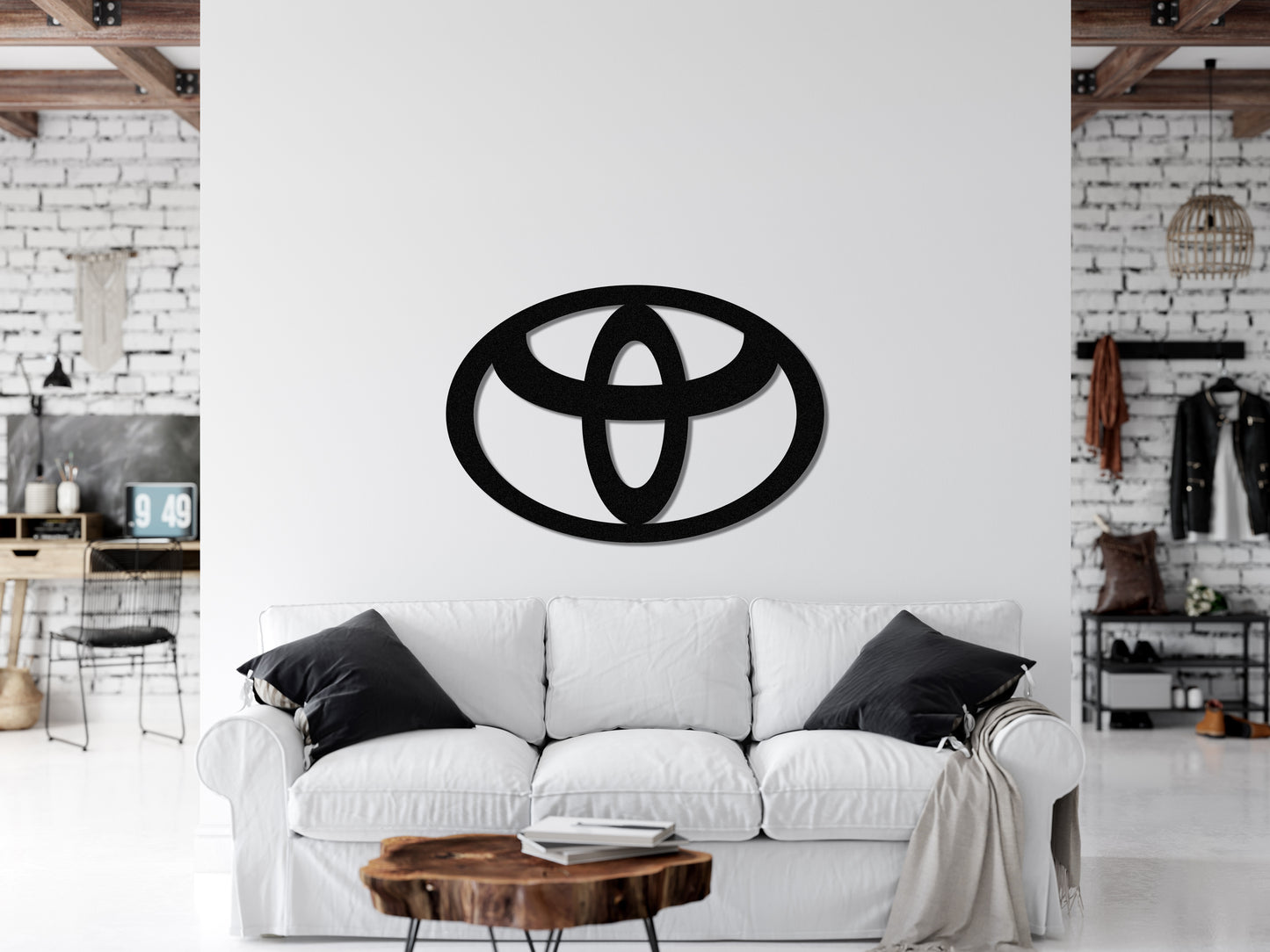 Toyota Metal Car Emblem