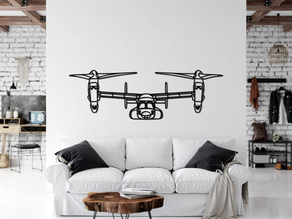 V-22 Osprey Metal Aircraft Wall Art