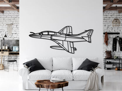 TA-4J Skyhawk Metal Aircraft Wall Art