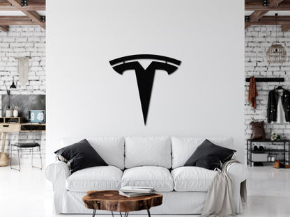 Tesla Metal Car Emblem