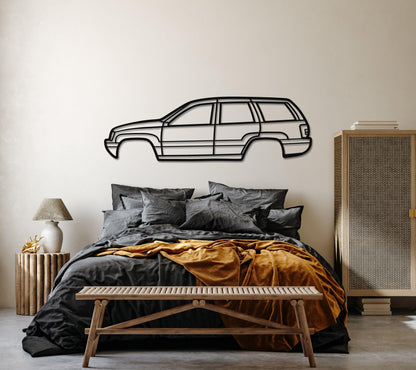 2000 Jeep Grand Cherokee Metal Car Wall Art - Artifay Decor