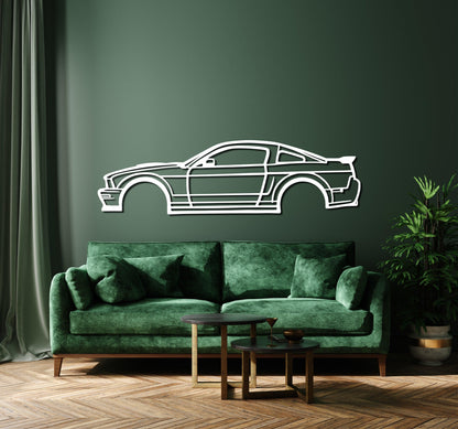 2006 Ford Mustang Metal Car Silhouette - Artifay Decor