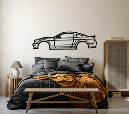 2006 Ford Mustang Metal Car Silhouette - Artifay Decor