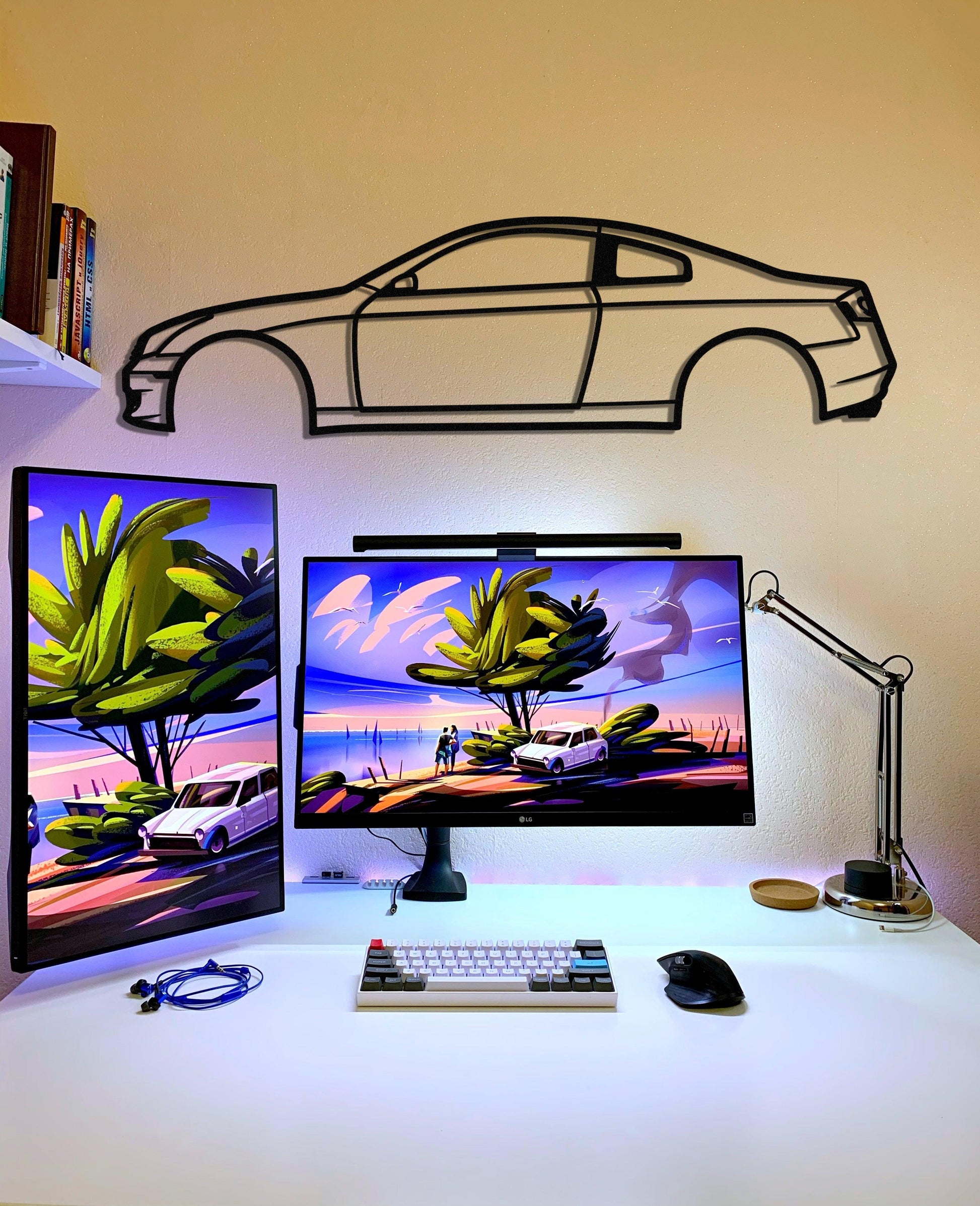 2006 Infınıtı G35 Coupe Metal Car Wall Art - Artifay Decor