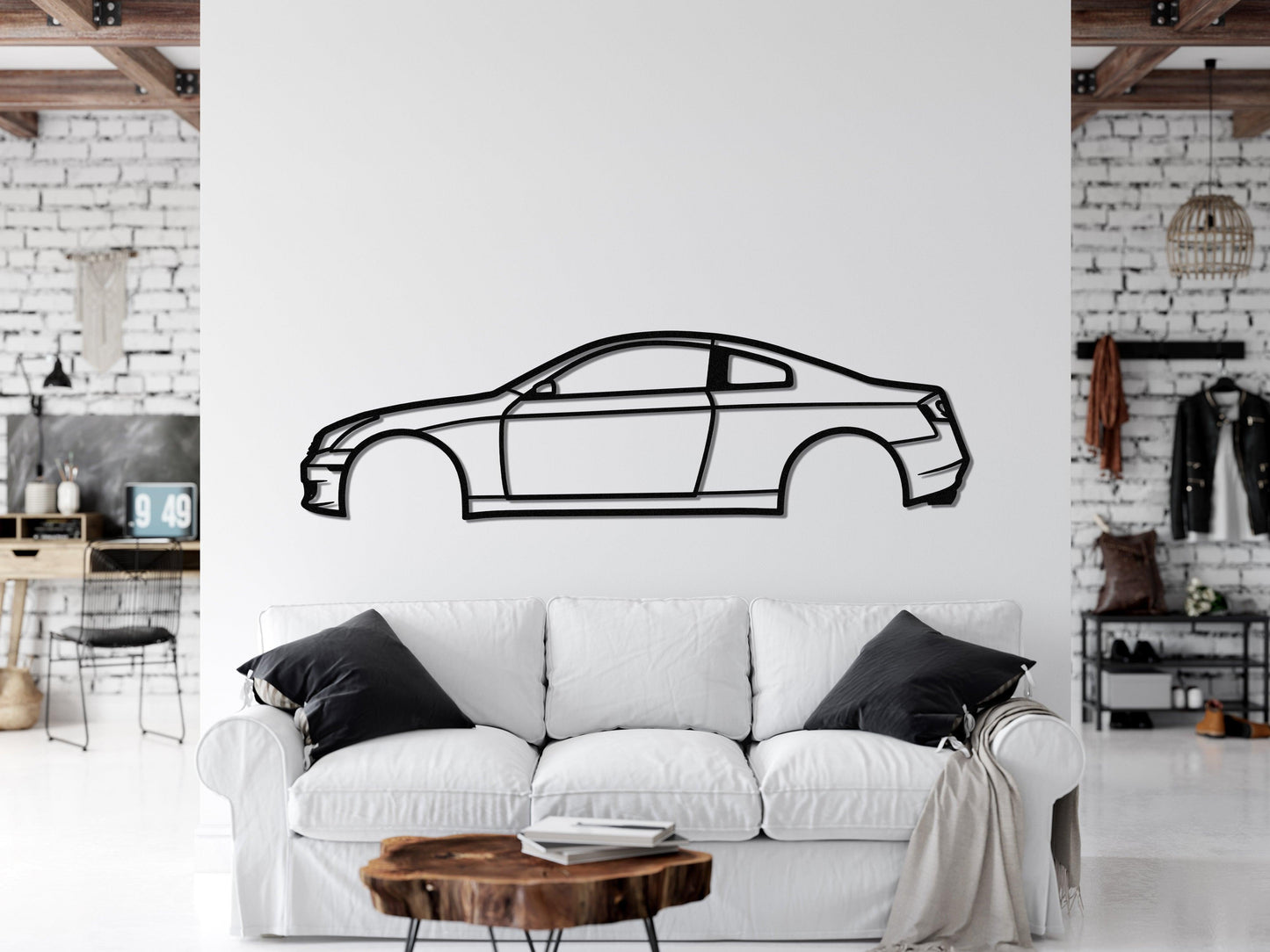 2006 Infınıtı G35 Coupe Metal Car Wall Art - Artifay Decor