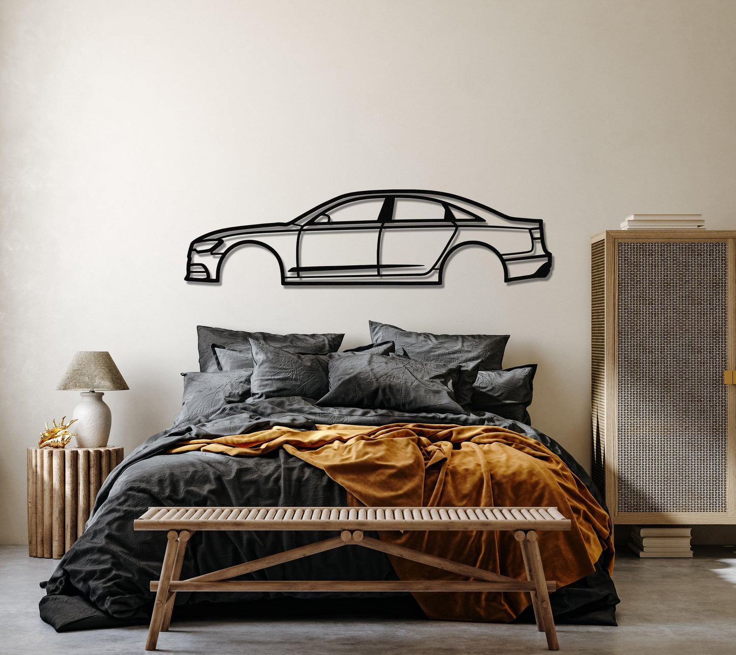 2012 Audi A6 Metal Car Wall Art - Artifay Decor