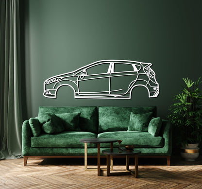 2013 Ford Fiesta ST Metal Car Wall Art - Artifay Decor