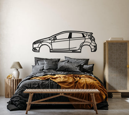 2013 Ford Fiesta ST Metal Car Wall Art - Artifay Decor