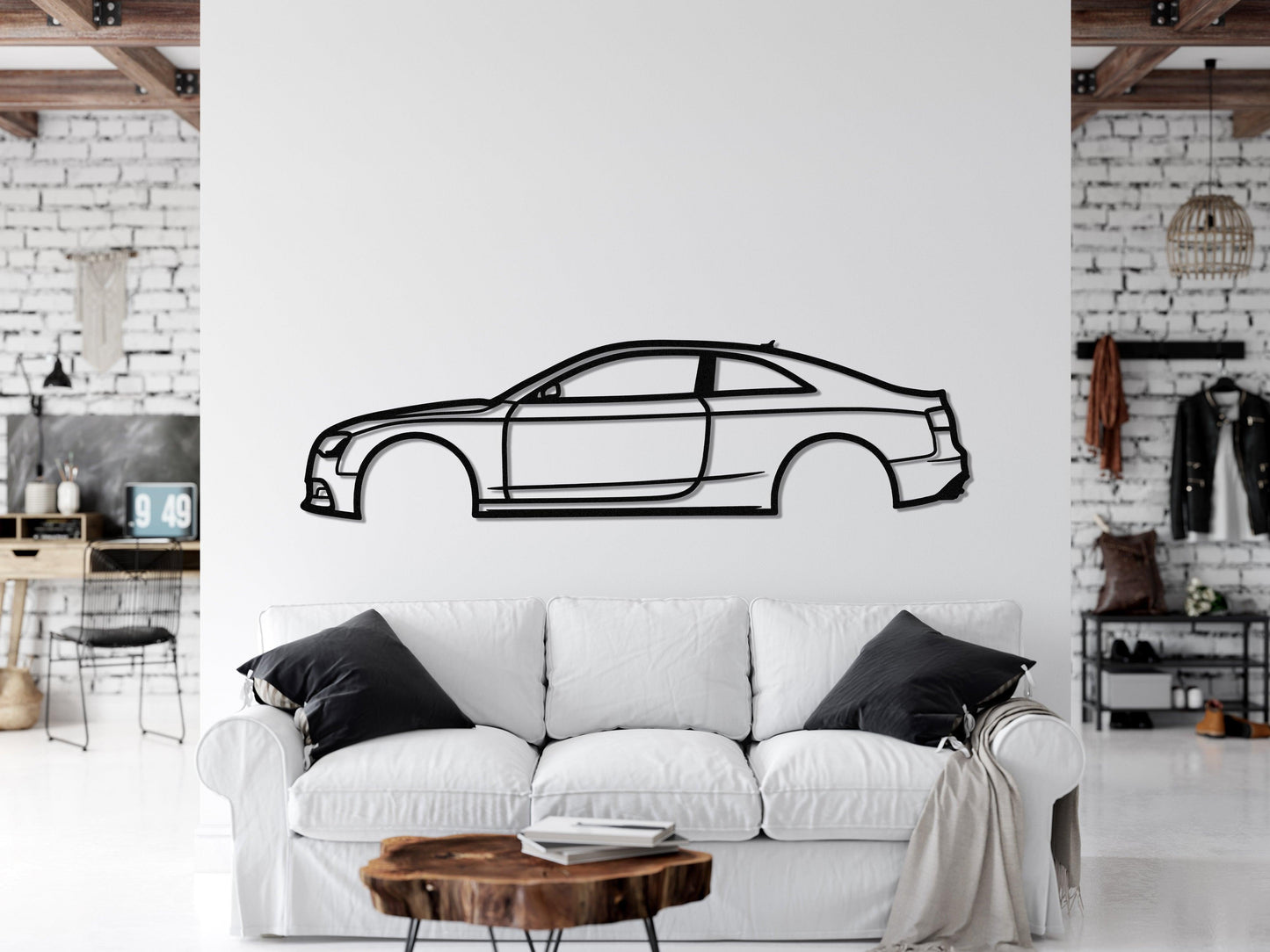 2014 Audi S5 Metal Car Wall Art - Artifay Decor