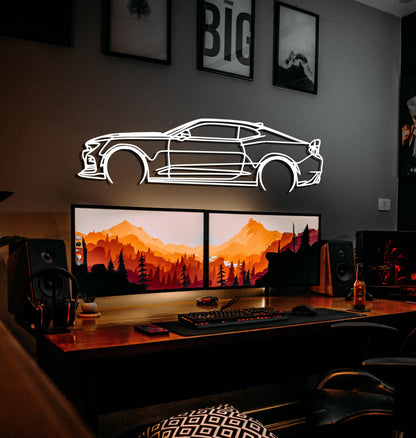 2015 Camaro SS Metal Car Wall Art - Artifay Decor