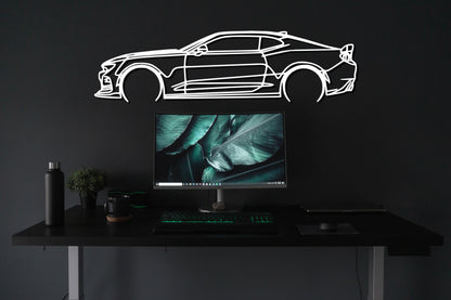 2015 Camaro SS Metal Car Wall Art - Artifay Decor