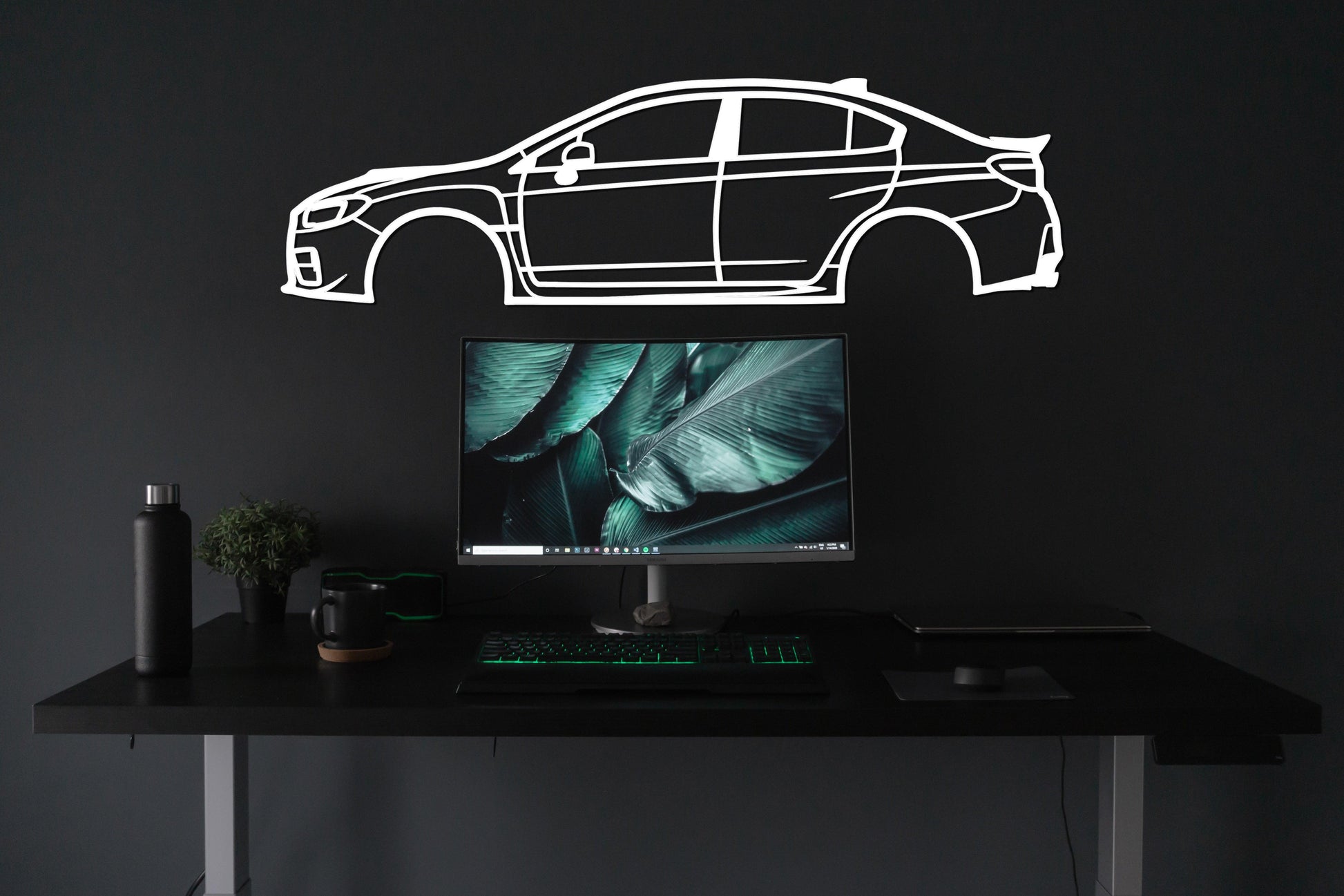 2015 Subaru WRX Metal Car Wall Art - Artifay Decor