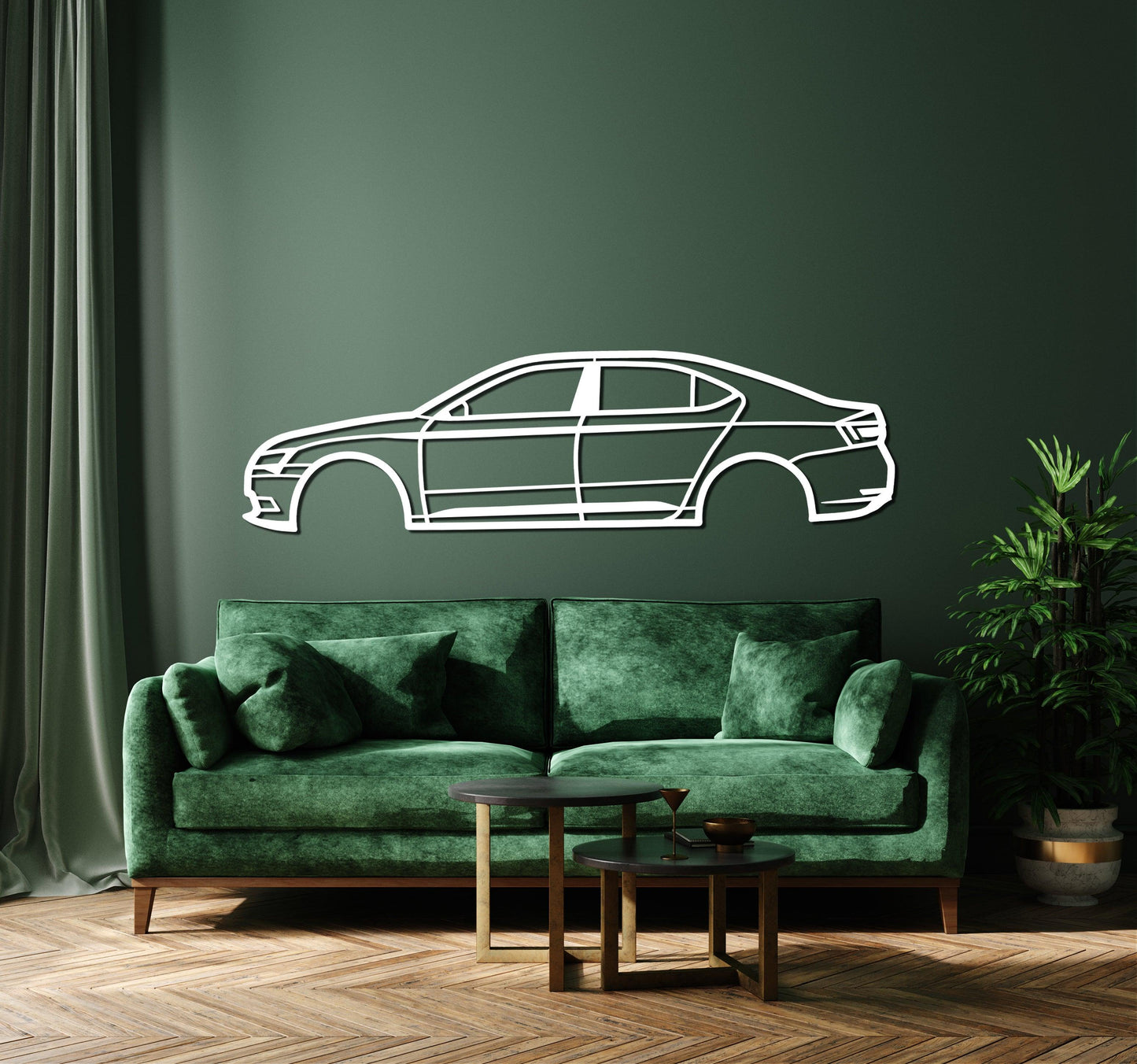 2016 Skoda Superb Metal Car Wall Art - Artifay Decor