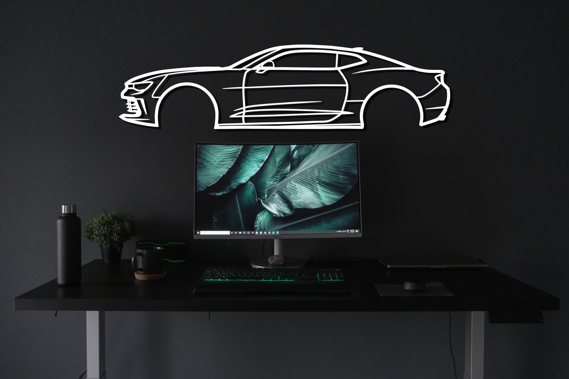 2017 Camaro SS Metal Car Wall Art - Artifay Decor