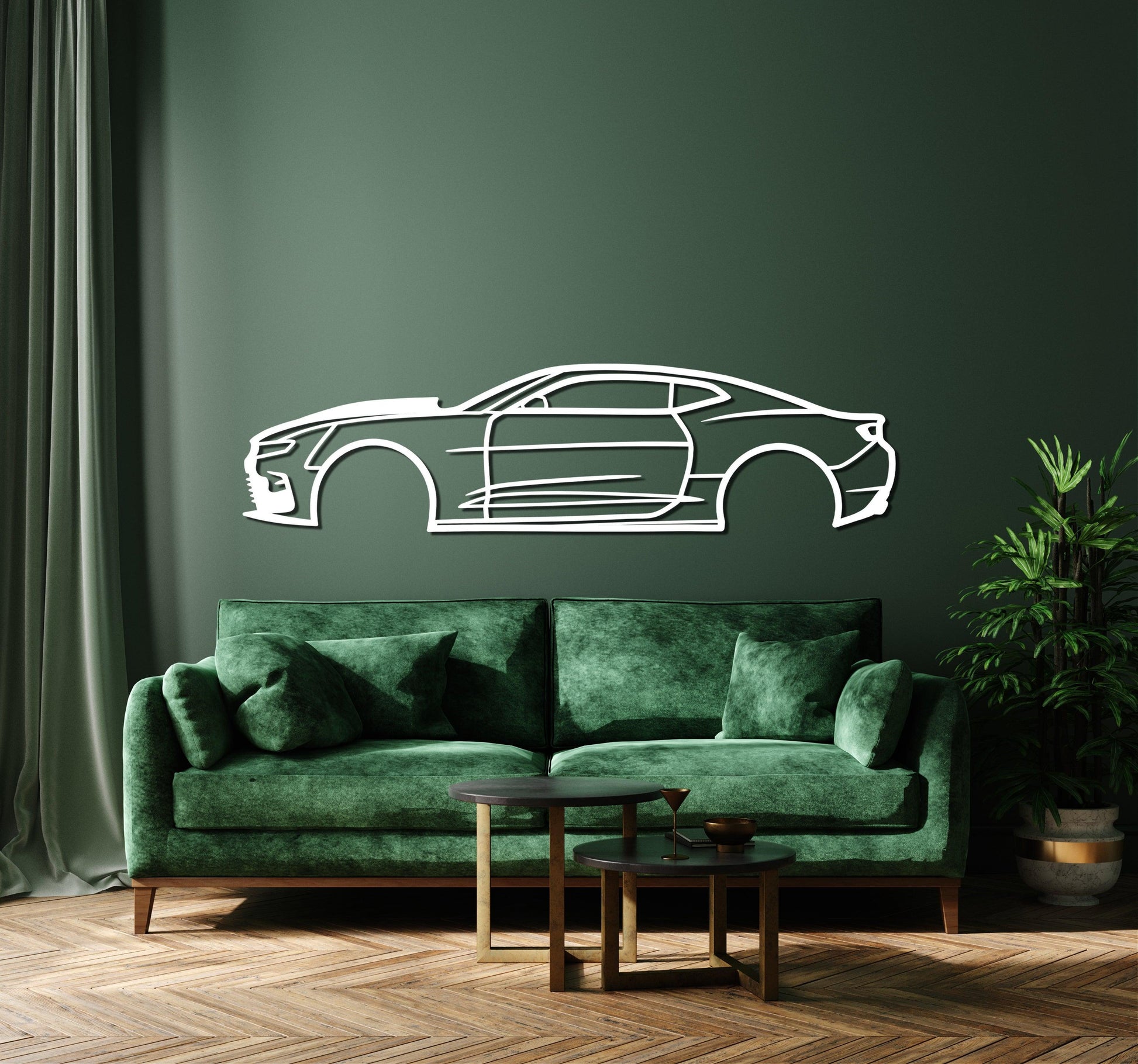 2020 Camaro Copo Metal Car Wall Art - Artifay Decor