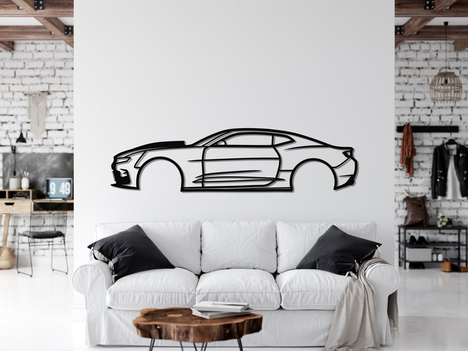 2020 Camaro Copo Metal Car Wall Art - Artifay Decor