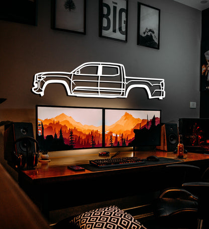 2020 Toyota Tacoma Metal Car Wall Art - Artifay Decor