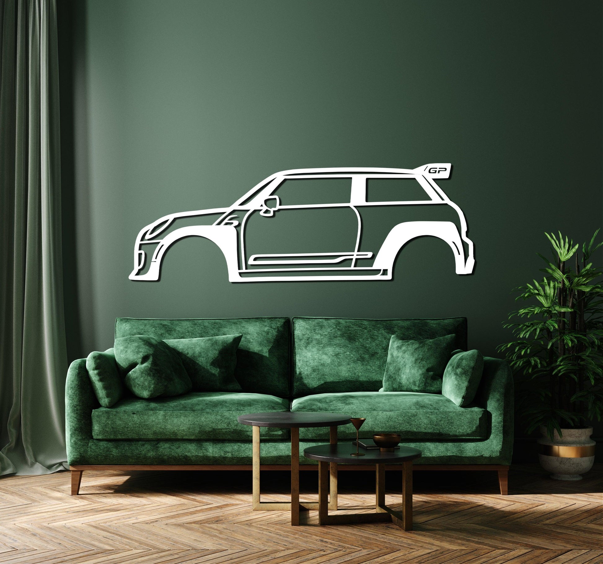 2021 Mini GP3 Metal Car Wall Art - Artifay Decor