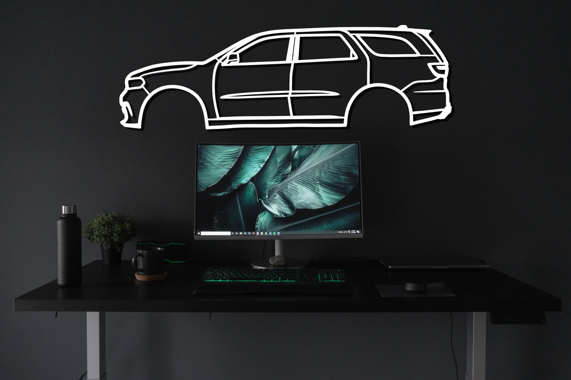 2022 Dodge Durango SRT Metal Car Wall Art - Artifay Decor