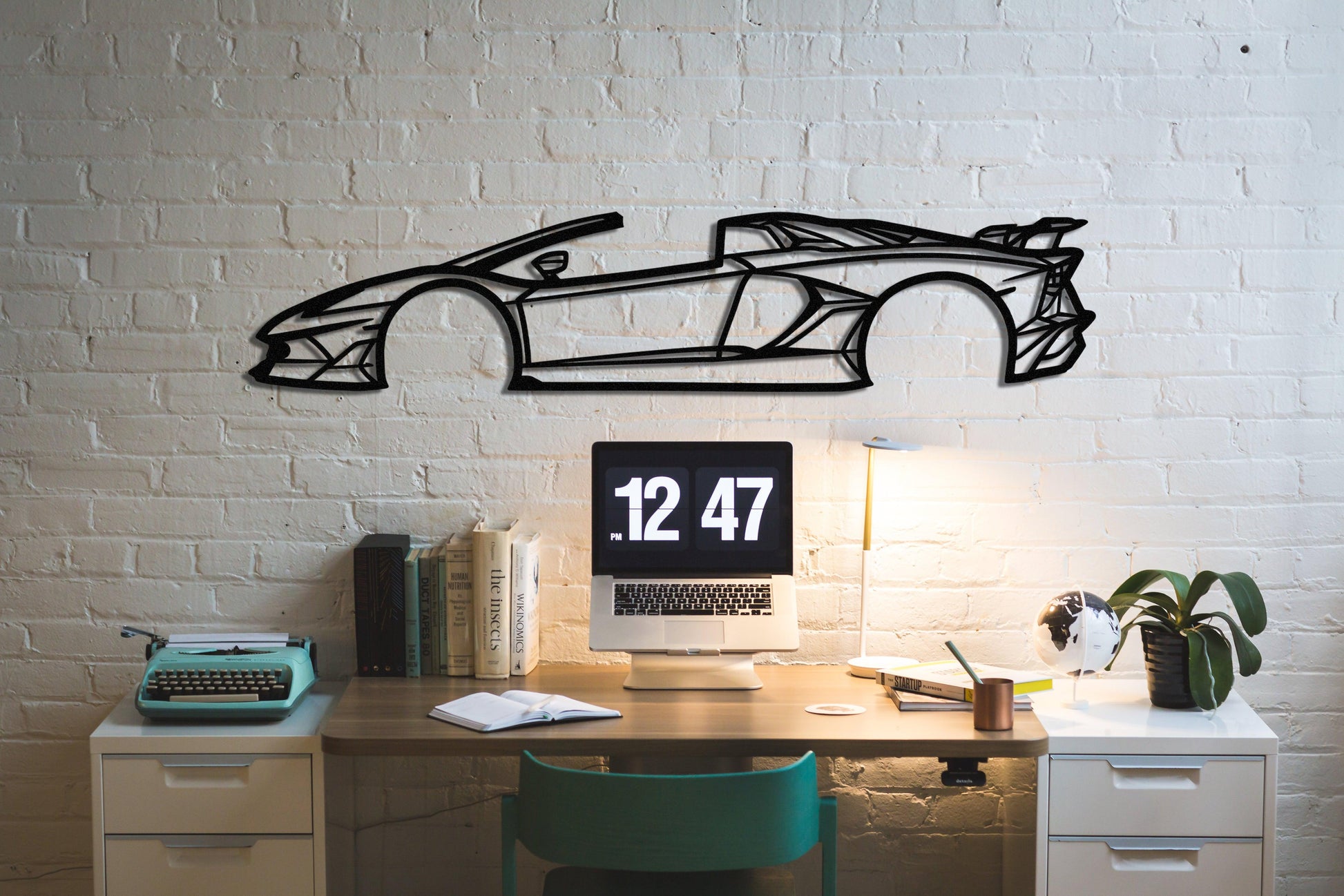 2022 Lamborghini Svj Metal Car Wall Art - Artifay Decor