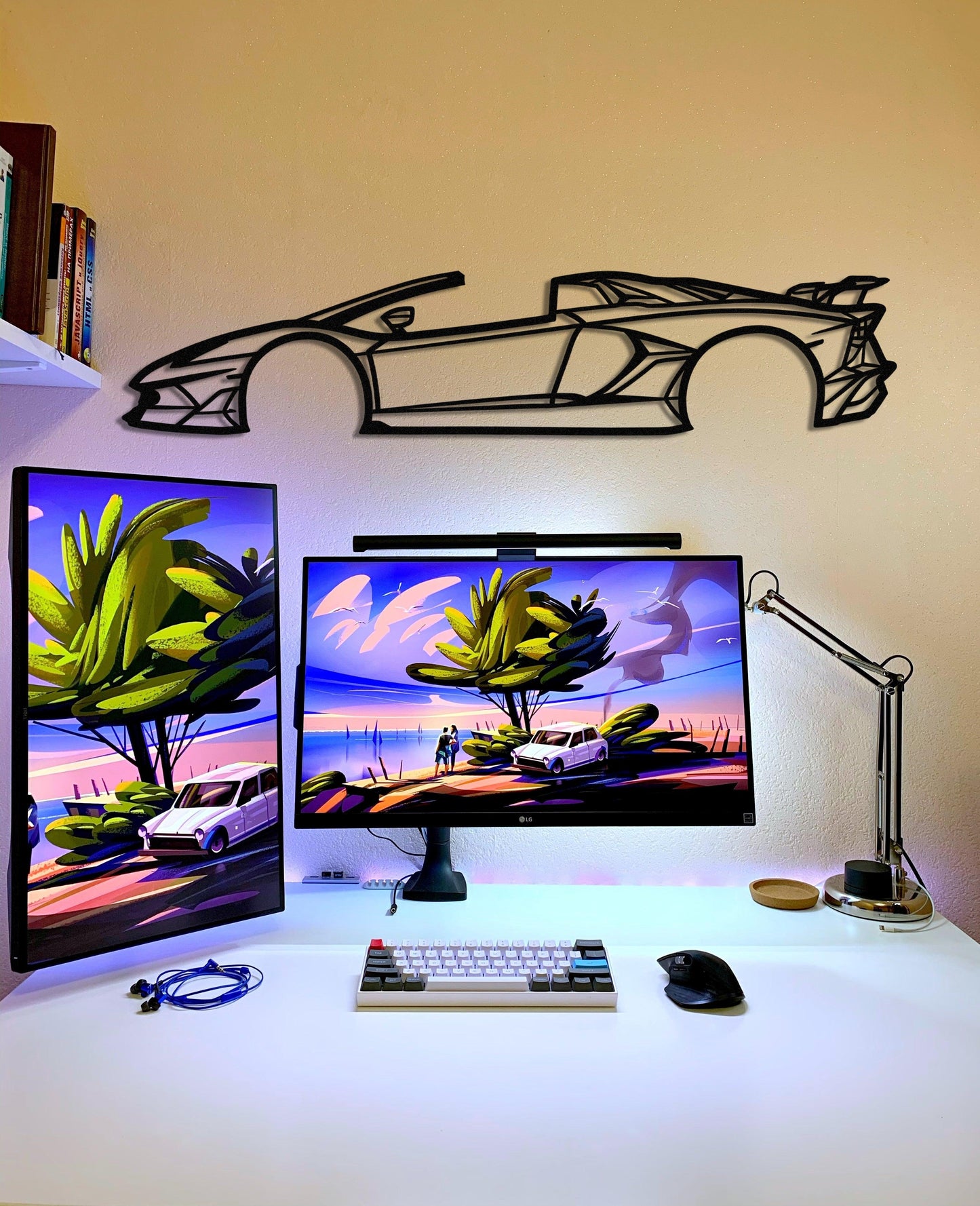 2022 Lamborghini Svj Metal Car Wall Art - Artifay Decor