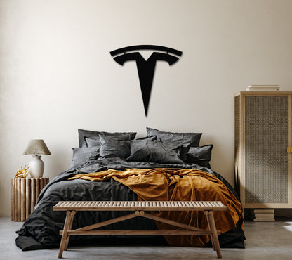 Tesla Metal Car Emblem