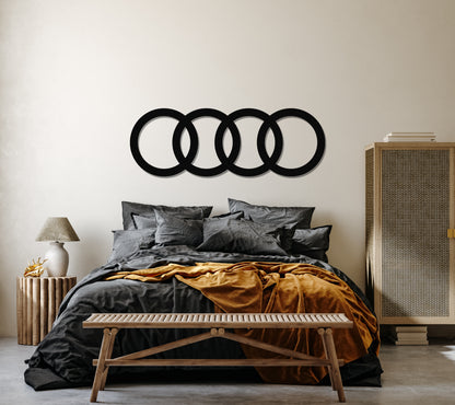 Audi Metal Car Emblem