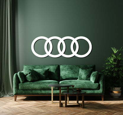 Audi Metal Car Emblem