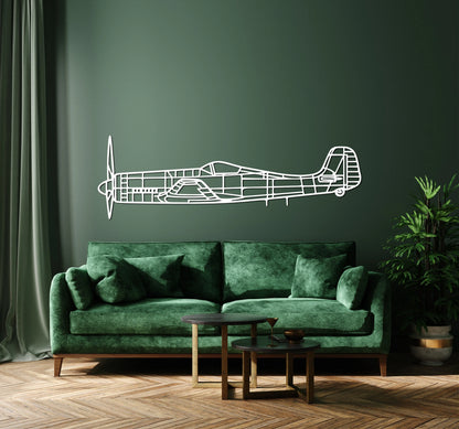 Ta 152 H-1 Metal Aircraft Wall Art