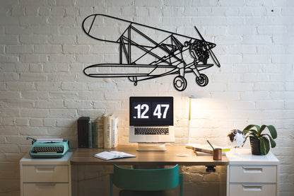 Boeing-Stearman Model 75 Metal Aircraft Wall Art