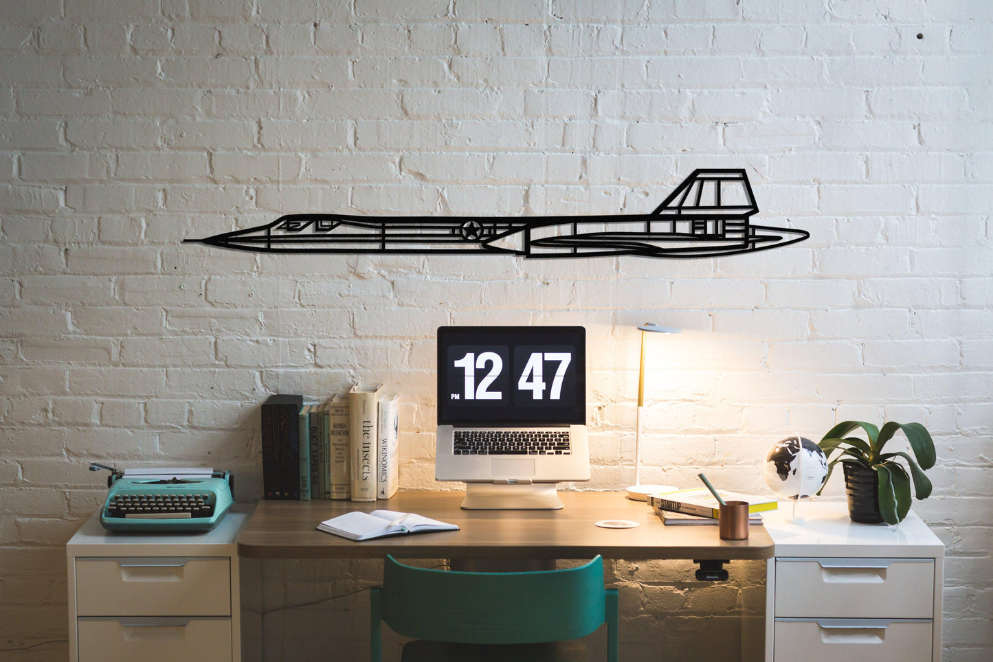 SR71 BlackBird Aircraft Metal Wall Art - Artifay Decor