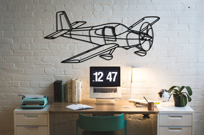 Rv 10 Airplane Metal Wall Art