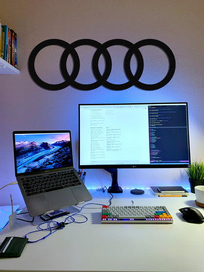 Audi Metal Car Emblem