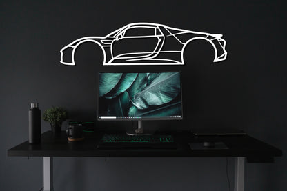 2014 918 Spyder Metal Car Wall Art