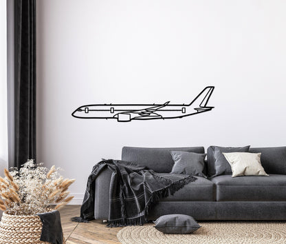 A350 Airbus Metal Silhouette Wall Art - Artifay Decor