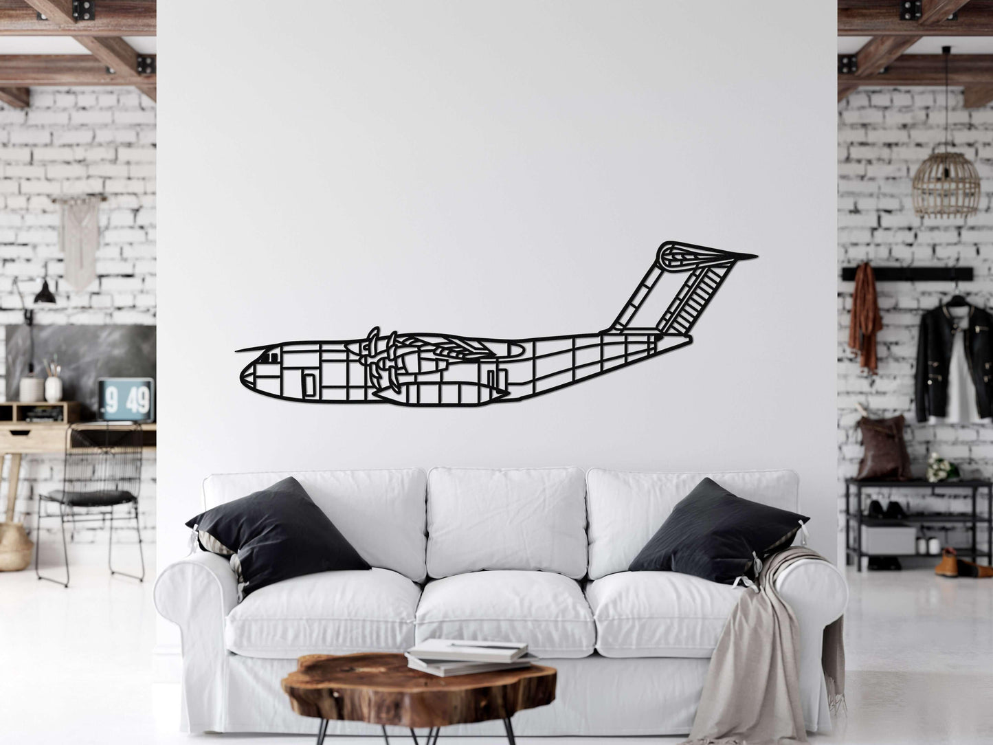 Airbus A400 M Metal Airplane Wall Art - Artifay Decor