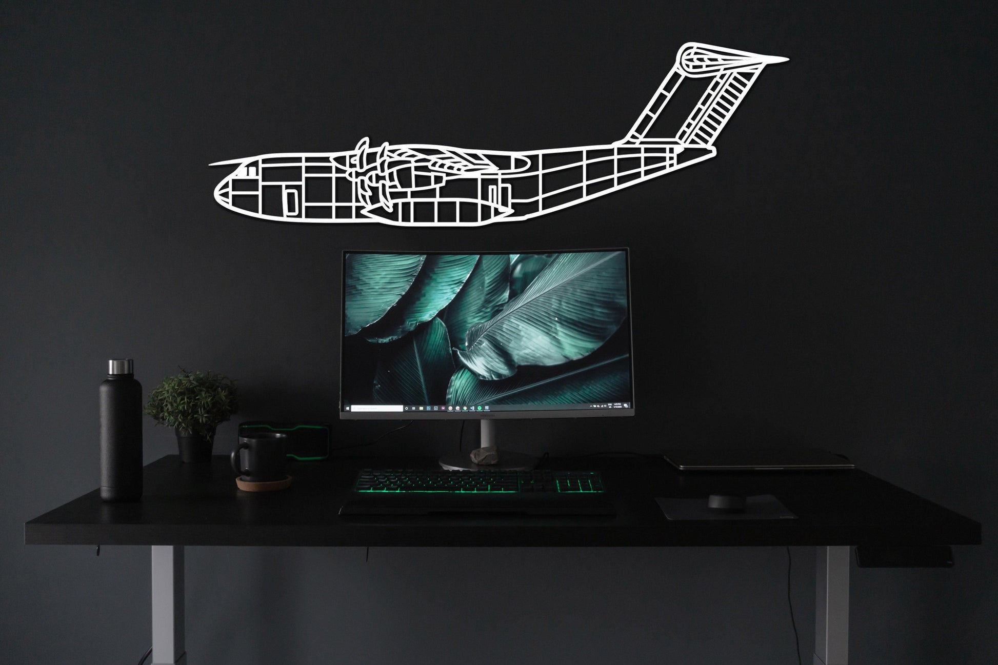 Airbus A400 M Metal Airplane Wall Art - Artifay Decor