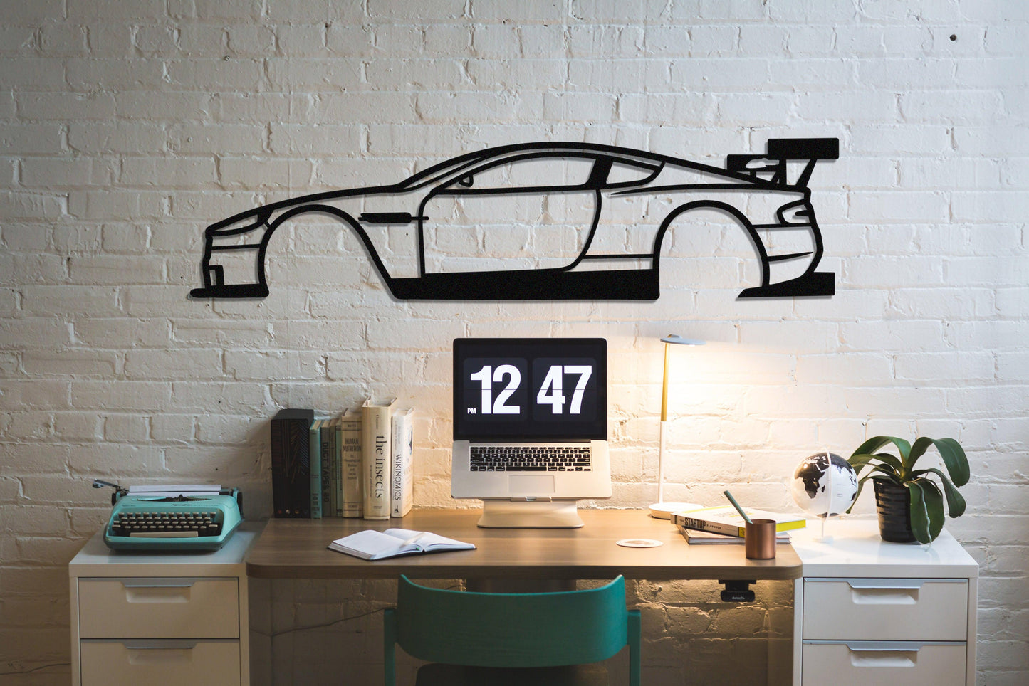 Aston Martin DBR9 Metal Car Wall Art - Artifay Decor