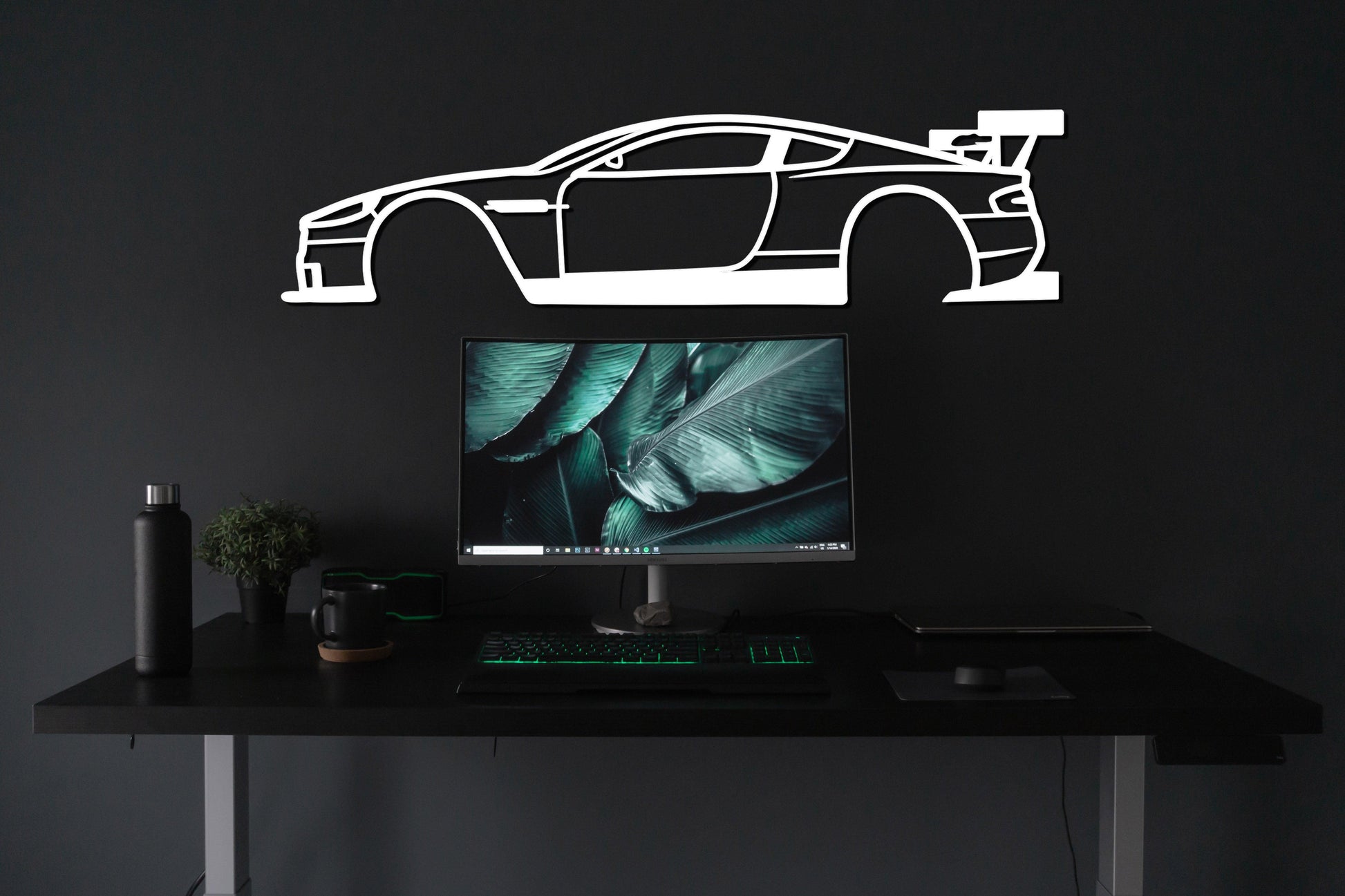 Aston Martin DBR9 Metal Car Wall Art - Artifay Decor