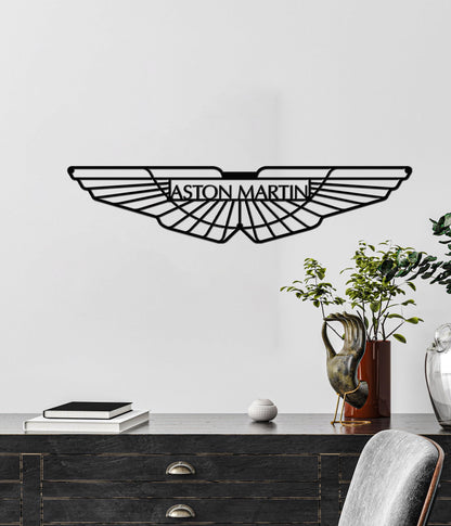 Aston Martin Metal Car Emblem - Artifay Decor