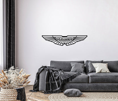 Aston Martin Metal Car Emblem - Artifay Decor