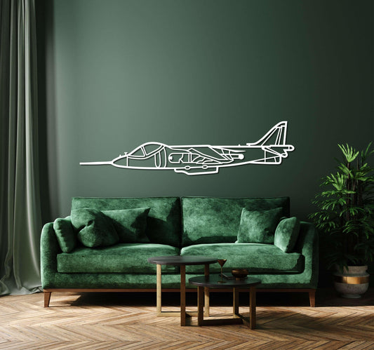 AV-8B Harrier Metal Aircraft Wall Art - Artifay Decor