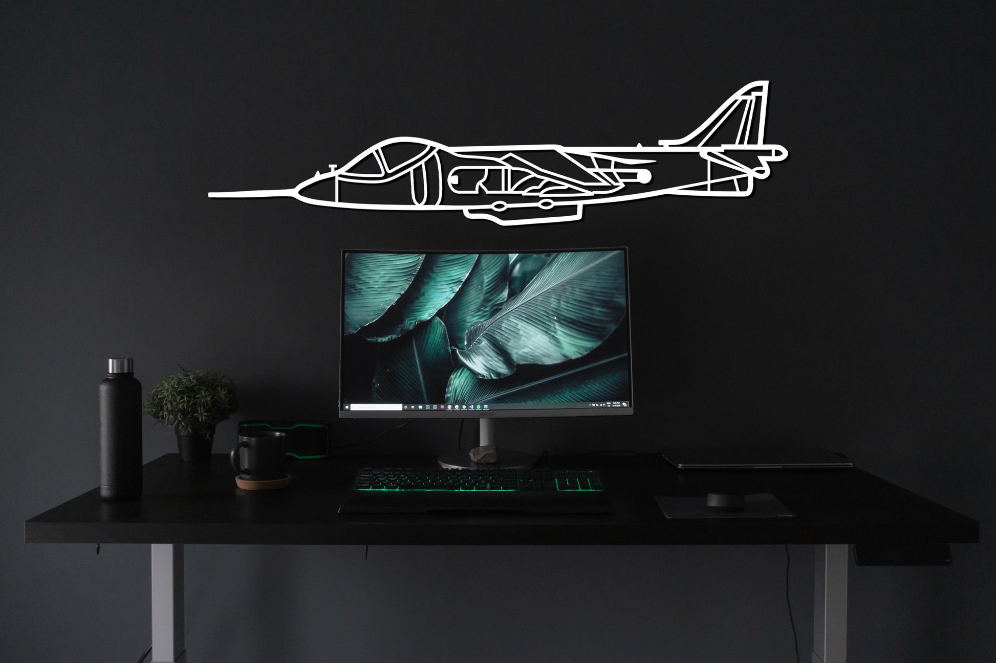 AV-8B Harrier Metal Aircraft Wall Art - Artifay Decor