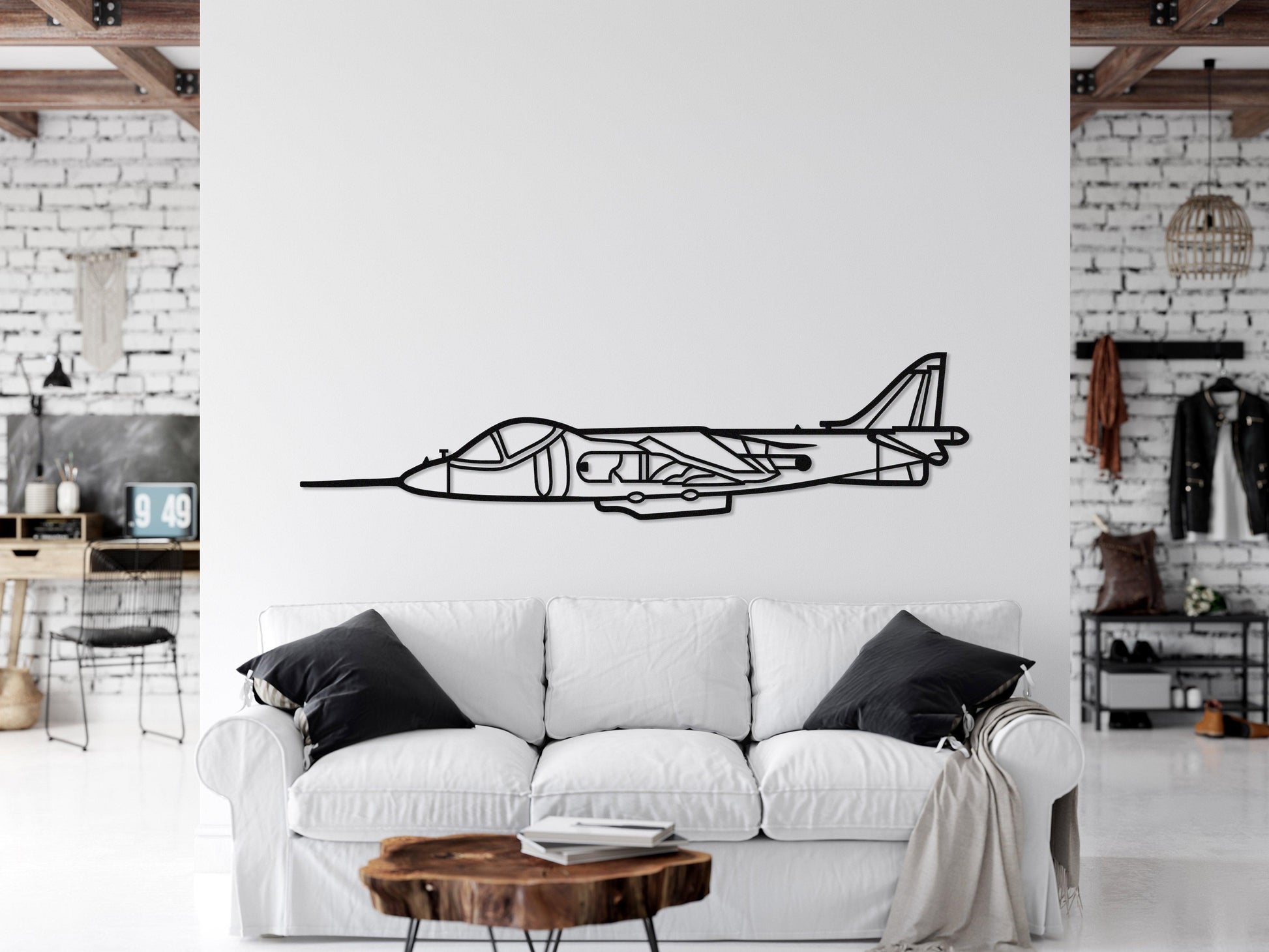 AV-8B Harrier Metal Aircraft Wall Art - Artifay Decor