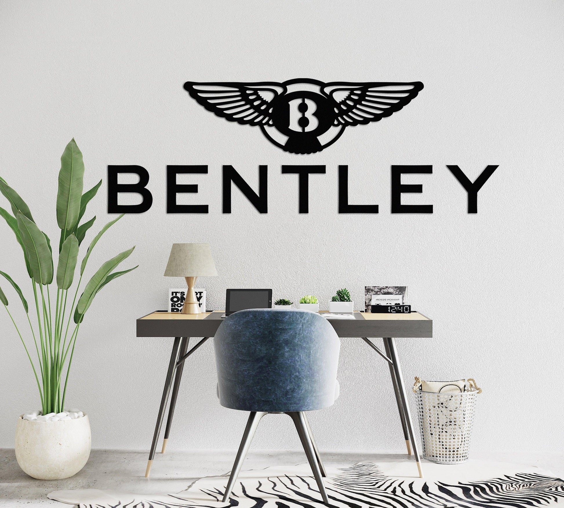 Bentley Metal Car Emblem - Artifay Decor