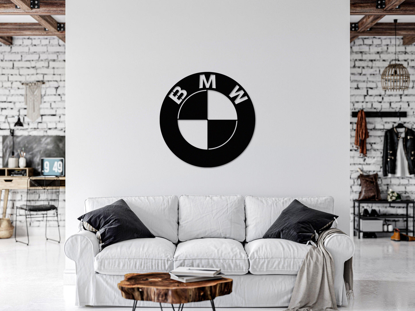 BMW Metal Car Emblem - Artifay Decor