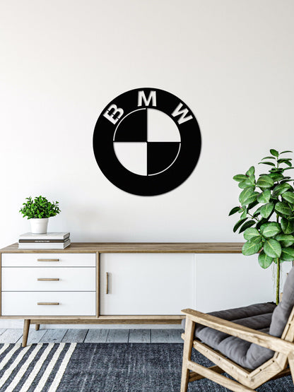 BMW Metal Car Emblem - Artifay Decor