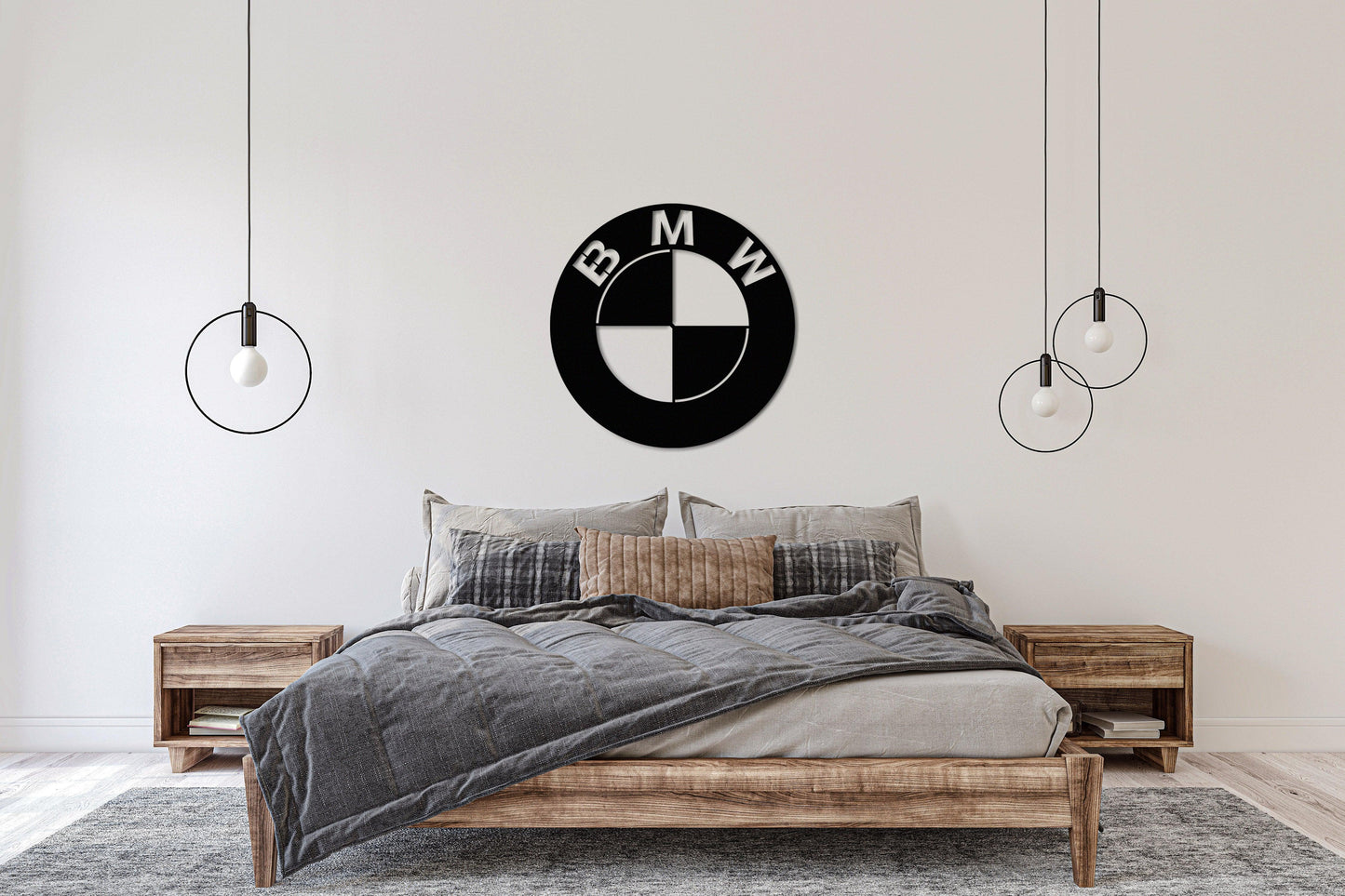 BMW Metal Car Emblem - Artifay Decor